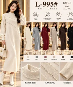 Sukienki damskie ,size l/xl-2/3xl,Paczka 10szt,mix kolor