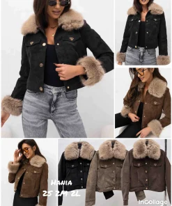 Kurtki DAMSKA,size s-l,Paczka 6szt,1 kolor