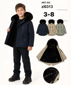 Kurtki DZIECIĘCA,size 3-8lat,Paczka 5szt,1 kolor