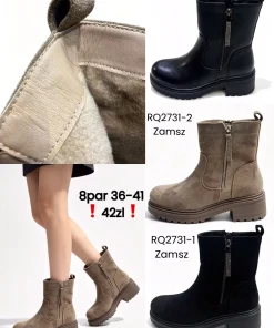 Buty Botki DAMSKIE (36-41, 8par)