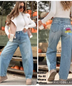 Jeansy Damskie,size xs-xl,Paczka 12szt,1kolor