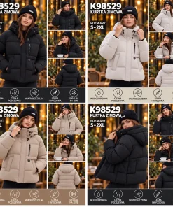 Kurtki DAMSKI ,size s-2xl,Paczka 5szt,1kolor