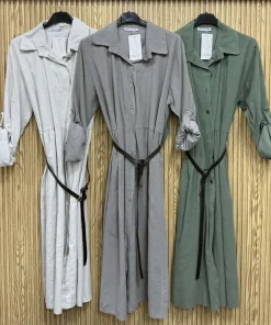 Sukienki Damskie WŁOSKA,Size uni,paczka 6szt, mix kolor