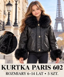 Kurtki Skórzane DZIECIĘCA,size 6-14lat,Paczka 5szt,1 kolor