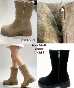 Buty Botki DAMSKIE (36-41, 8par)