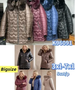 Kurtki DAMSKI ,size 3-7xl,Paczka 5szt,1kolor