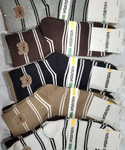 Skarpety Damskie,size 35-42,Paczka 40szt,mix kolor