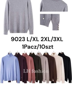 Swetry Damskie,Size l/xl-2/3,Paczka 12szt,mix kolor