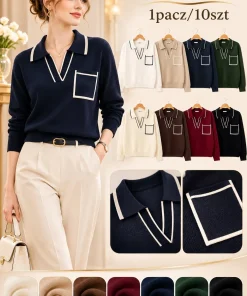 Swetry DAMSKI ,size uni,Paczka 10szt,mix kolor