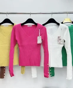 Swetry Damskie,Size uni,Paczka 12szt,mix kolor