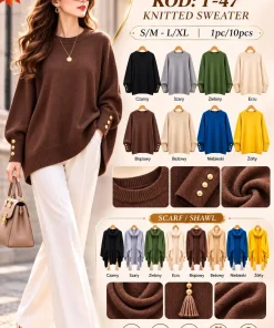 Swetry damskie ,size s/m-l/xl,Paczka 10szt,mix kolor