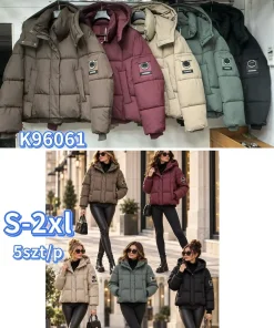 Kurtki Damskie,size s-2xl,Paczka 5szt,1kolor