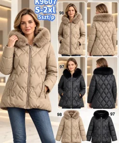 Kurtki DAMSKI ,size s-2xl,Paczka 5szt,1kolor