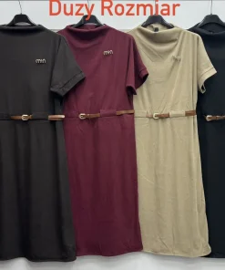Sukienki Damskie WŁOSKA,Size uni,paczka 6szt, mix kolor