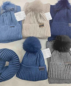Komplety Czapki zimowe DZIECIĘCA,Paczka 10szt,mix kolor