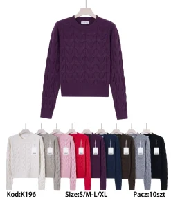 Swetry Damskie,size s/m-l/xl,Paczka 10szt,mix kolor