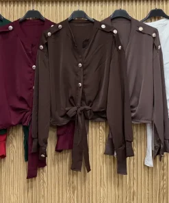 Bluzki Damskie WŁOSKA,Size uni,paczka 6szt, mix kolor