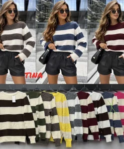 Swetry DAMSKA,size uni,Paczka 6szt,mix kolor