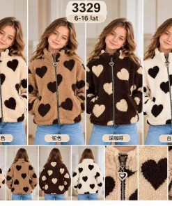 Kurtki DZIECIĘCA,Size 6-16lat,Paczka 6szt,1kolor