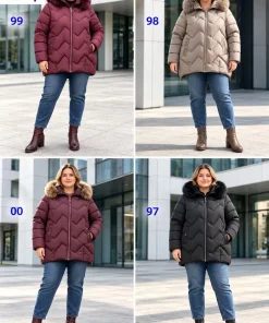 Kurtki DAMSKI ,size 5-9xl,Paczka 5szt,1kolor