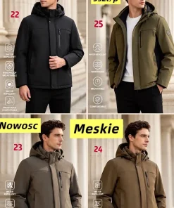 Kurtki MĘSKA ,size m-3xl,Paczka 5szt,1kolor