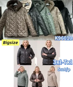 Kurtki Damskie,size 3-7xl,Paczka 5szt,1kolor