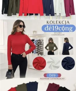 Bluzki Damskie WŁOSKA,Size uni,paczka 6szt, mix kolor