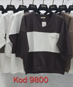 Bluzki Damskie,size uni,Paczka 12szt,mix kolor
