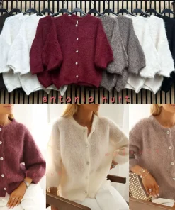 Swetry DAMSKI ,size uni,Paczka 6szt,mix kolor