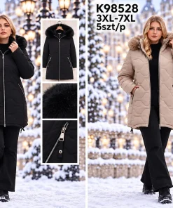 Kurtki DAMSKI ,size 3-7xl,Paczka 5szt,1kolor