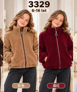 Kurtki DZIECIĘCA,Size 6-16lat,Paczka 6szt,1kolor