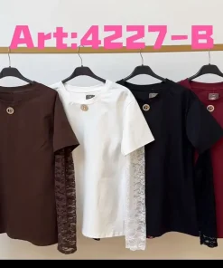 Bluzki Damskie WŁOSKA,Size uni,paczka 6szt, mix kolor