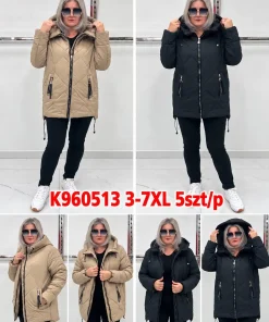Kurtki Damskie,size 3-7xl,Paczka 5szt,1kolor