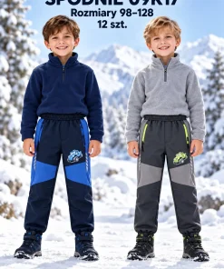Spodnie DZIECIĘCA,size 98-128,Paczka 12szt,mix kolor