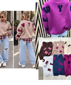 Bluzy Damskie,Size uni,Paczka 6szt,mix kolor