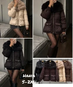 Kurtki DAMSKA,size s-2xl,Paczka 5szt,1 kolor