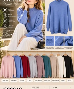 Swetry Damskie,Size s/m-l/xl,Paczka 10szt,mix kolor