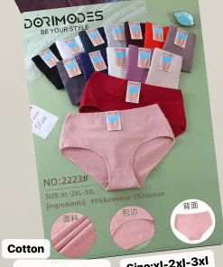 Majtki Damskie,size xl-3xl,Paczka 24szt,mix kolor