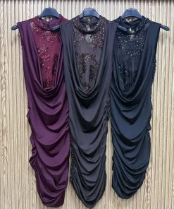 Sukienki Damskie WŁOSKA,Size uni,paczka 6szt, mix kolor
