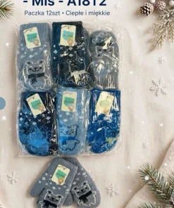 Rękawiczki DZIECIĘCA,Paczka 12szt,mix kolor