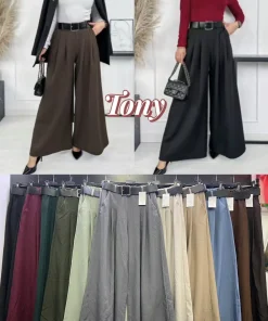 Spodnie Damskie WŁOSKA,Size uni,paczka 6szt, mix kolor
