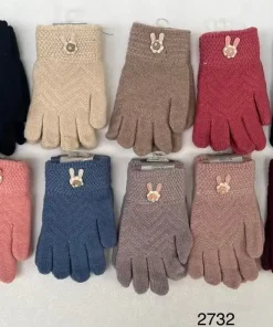 Rękawiczki DZIECIĘCA,Paczka 12szt,mix kolor