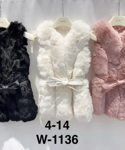 Kamizelki DZIECIĘCA,size 4-14lat,Paczka 6szt,1kolor