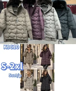 Kurtki Damskie,size s-2xl,Paczka 5szt,1kolor