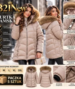 Kurtki damskie,size s-2xl,Paczka 5szt,1kolor
