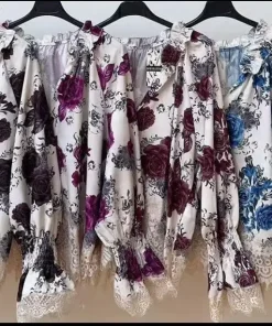 Bluzki Damskie WŁOSKA,Size uni,paczka 6szt, mix kolor