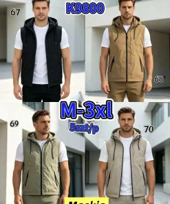 Kamizelki MĘSKA ,size m-3xl,Paczka 5szt,1kolor