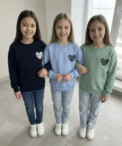 Bluzy DZIECIĘCA,size 9-12lat,Paczka 4szt,1kolor