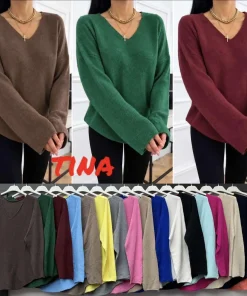 Swetry DAMSKA,size uni,Paczka 6szt,mix kolor