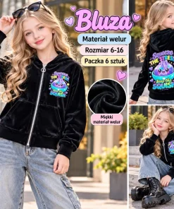 Bluzy DZIECIĘCA,size 6-16lat,Paczka 6szt,1kolor